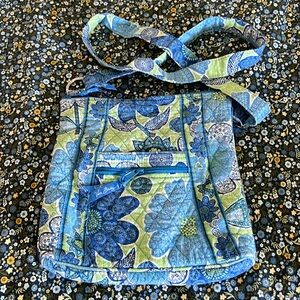 Blue/green Vera Bradley Crossbody Purse
